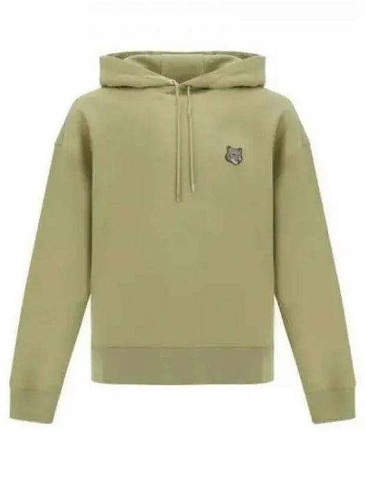 Bold Fox Head Patch Oversize Hoodie Green - MAISON KITSUNE - BALAAN 2