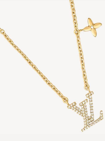 LV Iconic Crystal Necklace Gold - LOUIS VUITTON - BALAAN 2