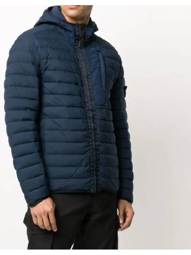 Room Woven Chambers Stretch Nylon TC Lightweight Padding Navy - STONE ISLAND - BALAAN.