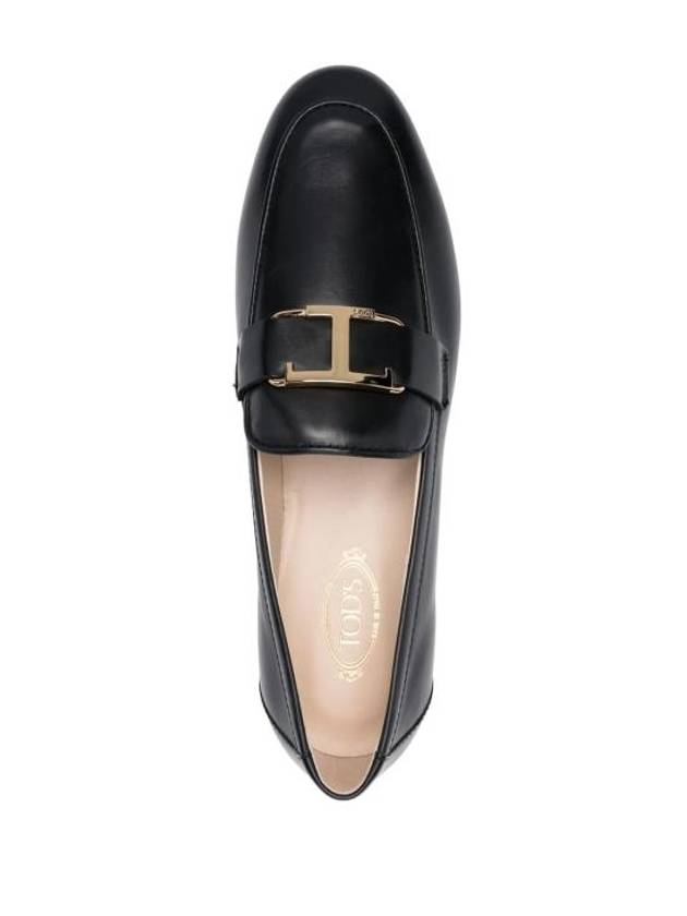 Tods T Timeless Leather Loafers Black - TOD'S - BALAAN 4