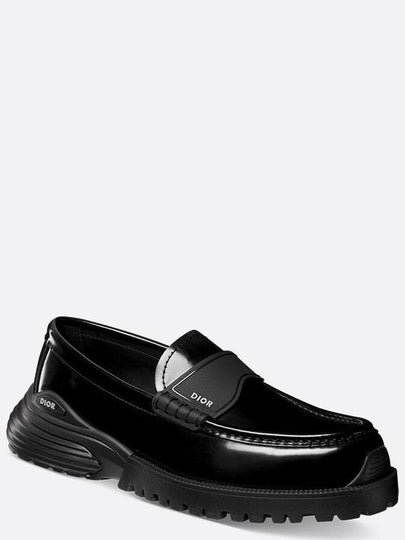 Combat Polished Calfskin Loafer Black - DIOR - BALAAN 2