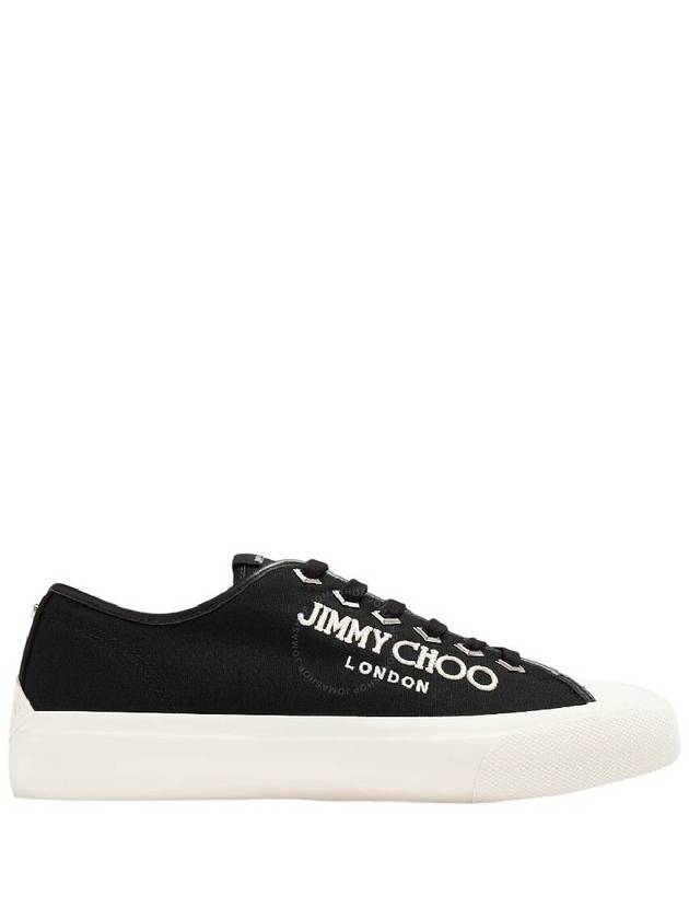 Jimmy Choo Palma Low-Top Canvas Sneakers, Brand Size 42 (US Size 9) - JIMMY CHOO - BALAAN 1