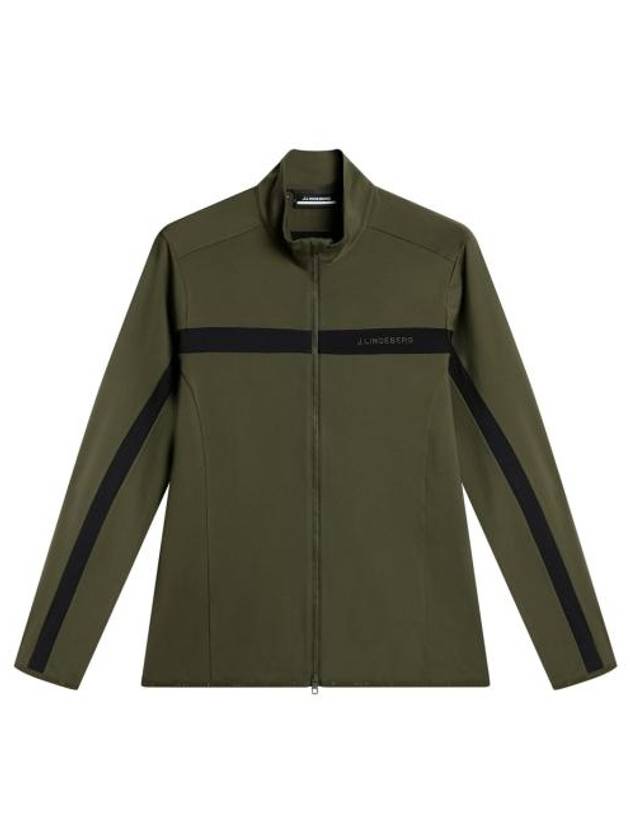 Jarvis Mid Layer Zip Up Jacket Green - J.LINDEBERG - BALAAN 2