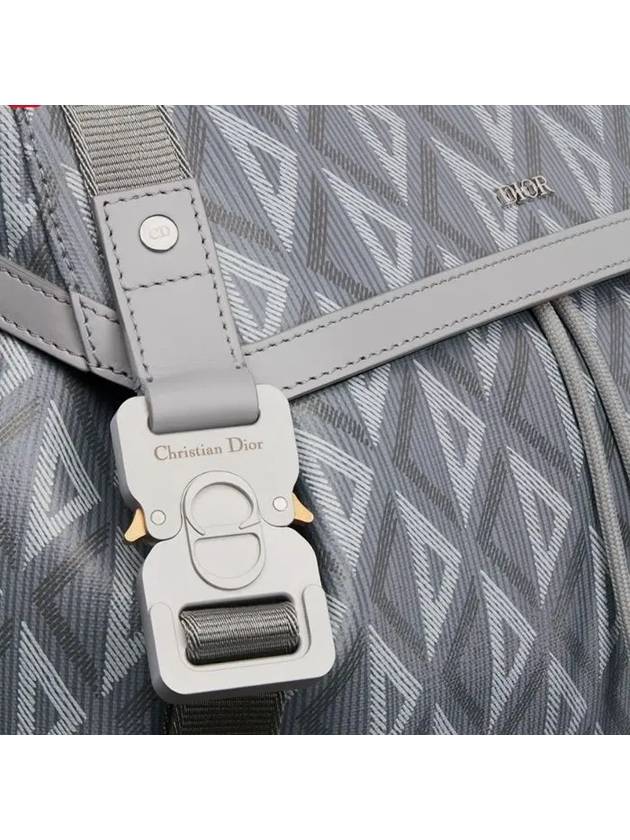 Hit The Road CD Diamond Canvas Backpack Grey - DIOR - BALAAN 7