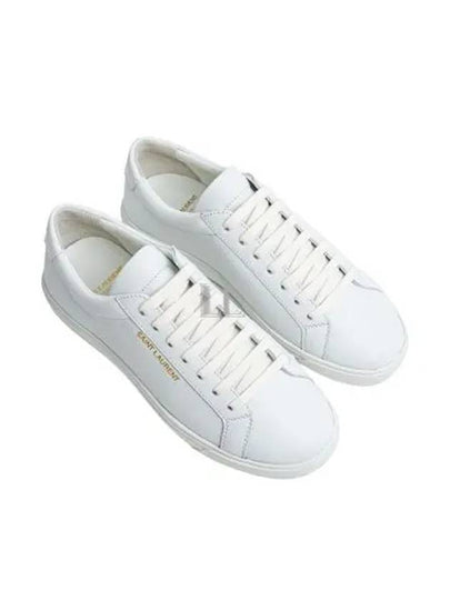 Women's Andy Low Top Sneakers White - SAINT LAURENT - BALAAN 2