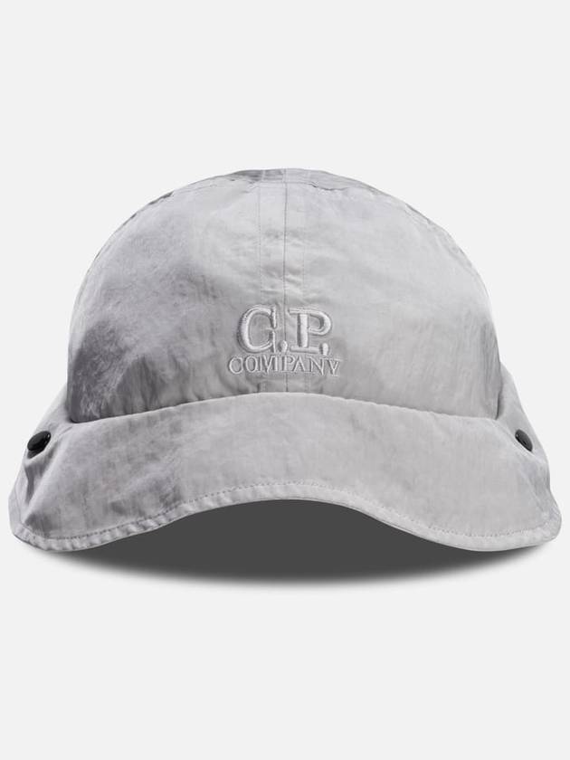 Embroidered Logo Earflap Bucket Hat Grey - CP COMPANY - BALAAN 2