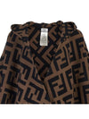 Brown Cashmere Poncho FXX711AEOSF0QE1 - FENDI - BALAAN 5