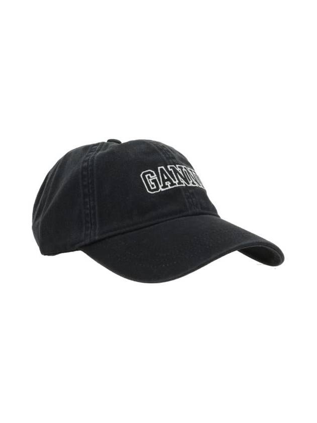 Logo Ball Cap Black - GANNI - BALAAN 3