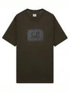 30/1 Jersey Label Style Logo Short Sleeve T-Shirt Green - CP COMPANY - BALAAN 2