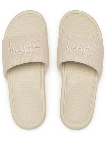 Nike x Benassi Hemp Slide Fossil Stone DH1584200 - STUSSY - BALAAN 1