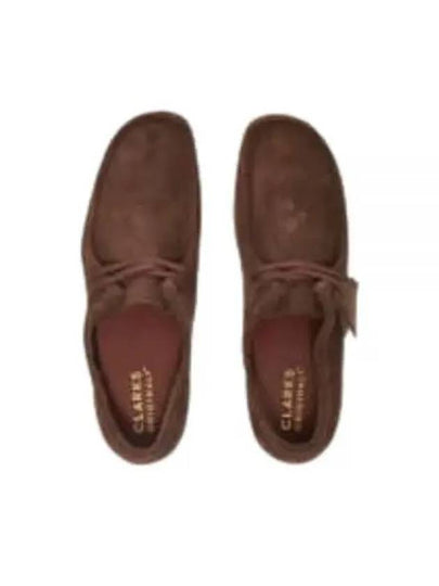 Wallabee Suede Loafers Dark Brown - CLARKS - BALAAN 2