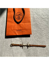 T2 Morse H Gold Leather Bracelet Camel - HERMES - BALAAN 4