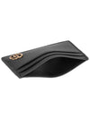 Gold Hardware GG Marmont Card Wallet Black - GUCCI - BALAAN 7