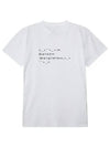 Women's Emoji Logo Font Generator Short Sleeve T-Shirt White - MAISON MARGIELA - BALAAN 3