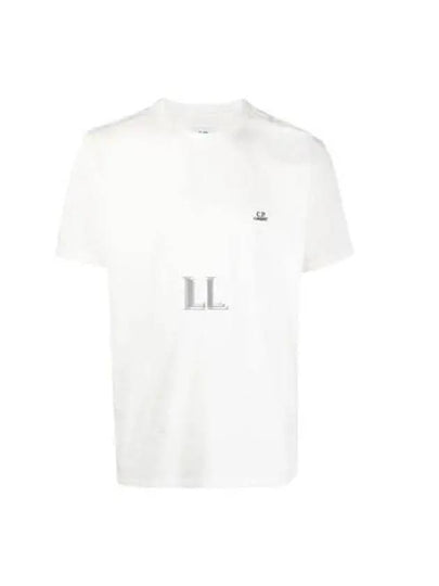 30/1 Jersey Logo Short Sleeve T-Shirt White - CP COMPANY - BALAAN 2