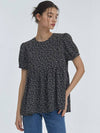 Any Short Sleeve Blouse Black - MANAVIS7 - BALAAN 2