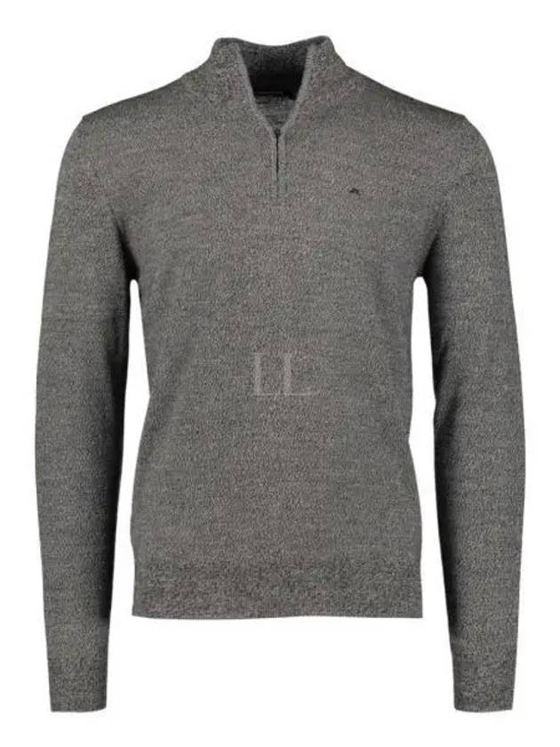 Kiyan Quarter Zip Wool Knit Top Grey - J.LINDEBERG - BALAAN 2