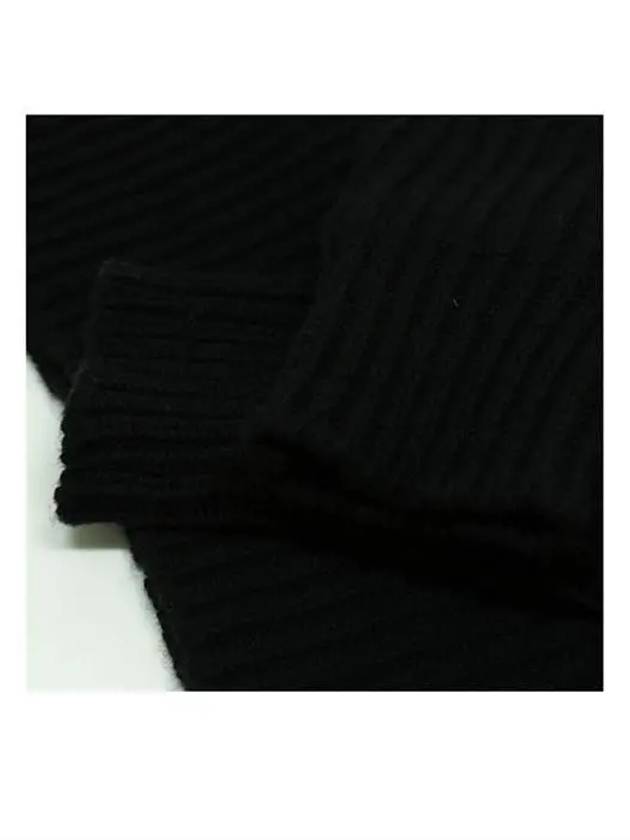 Black wool Vneck knit RX965 - ALEXANDER MCQUEEN - BALAAN 6