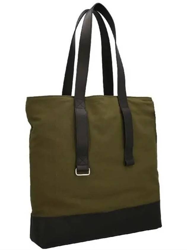 Sense Logo Print Canvas Tote Bag Green - A.P.C. - BALAAN 3