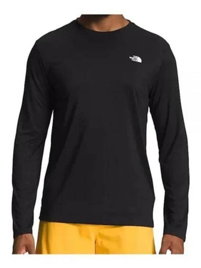 Men's Elevation Logo Detail Long Sleeve T-Shirt Black - THE NORTH FACE - BALAAN 2