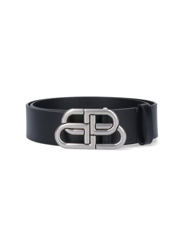 BB Extra 40 Leather Belt Black - BALENCIAGA - BALAAN 2