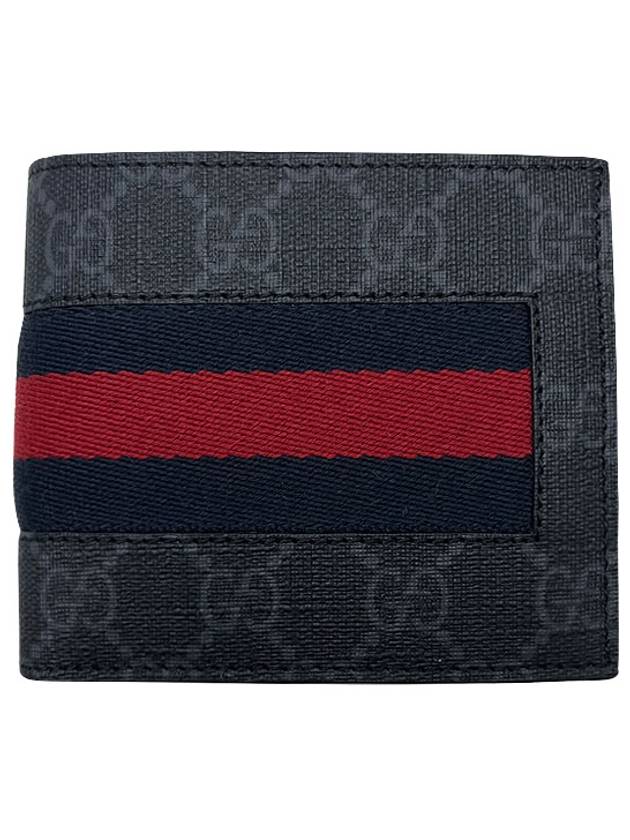 GG Supreme Web Coin Halfwallet Black - GUCCI - BALAAN 2