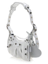 Le Cagole XS Lambskin Shoulder Bag White - BALENCIAGA - BALAAN 3