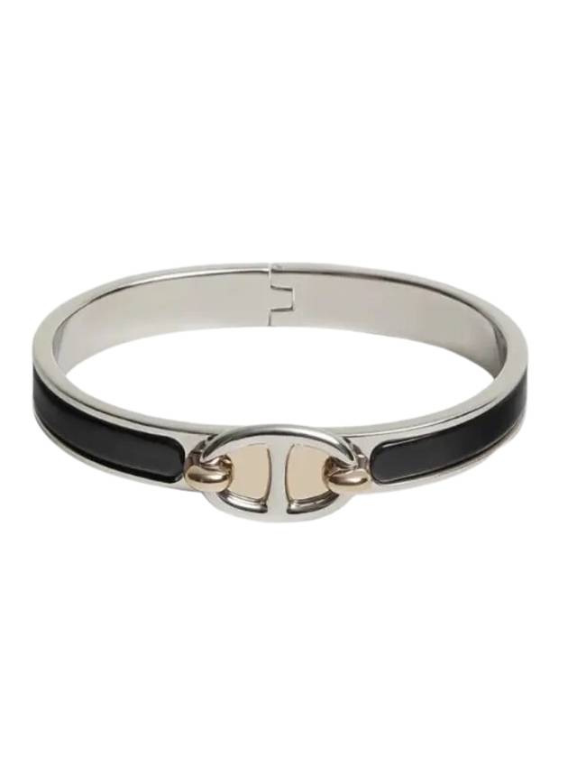 Mini Clic Chaine D'Ancre Bracelet Black - HERMES - BALAAN 1