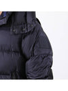 Detachable Sleeve Hooded Padding Navy - BURBERRY - BALAAN 10