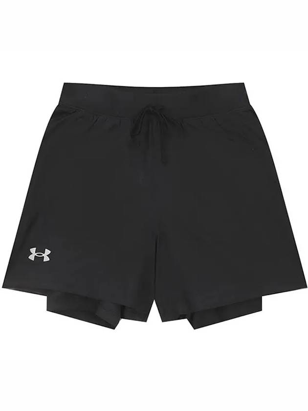 Men s Lunch 5 inch 2 in 1 Shorts Black 1382640 001 - UNDER ARMOUR - BALAAN 3