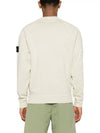 Logo Patch Crew Neck Sweatshirt Pistacchio - STONE ISLAND - BALAAN 5