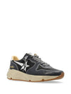 Running Sole Leather Low Top Sneakers Navy - GOLDEN GOOSE - BALAAN 5