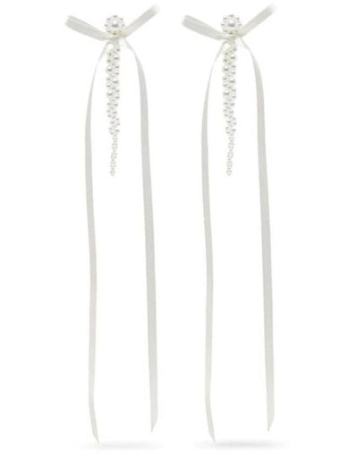 Simone Rocha Bow Ribbon Drip Earrings Accessories - SIMONE ROCHA - BALAAN 1