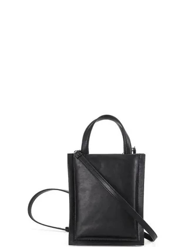 Viva Bow Mini Tote Bag Black - SALVATORE FERRAGAMO - BALAAN 4