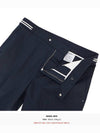 Logo Patch Straight Pants Navy - MONCLER - BALAAN 10