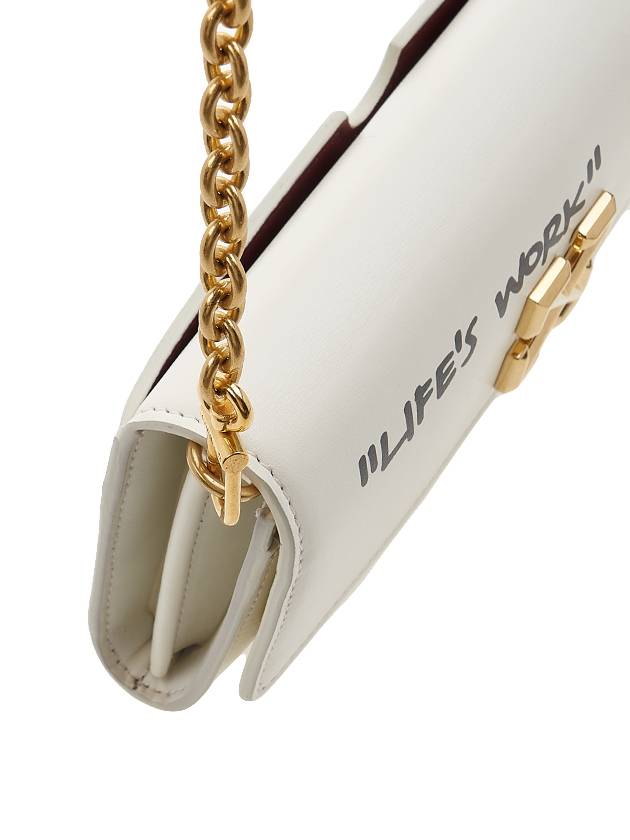 Jitney Chain Wallet Bag OWNR020C99LEA0010410 - OFF WHITE - BALAAN 9