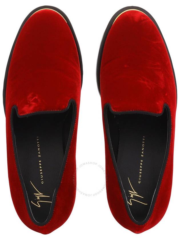 Giuseppe Zanotti Lyidia Velvet Effect Loafers Brand Size 38 US Size 8 - GIUSEPPE ZANOTTI - BALAAN 3