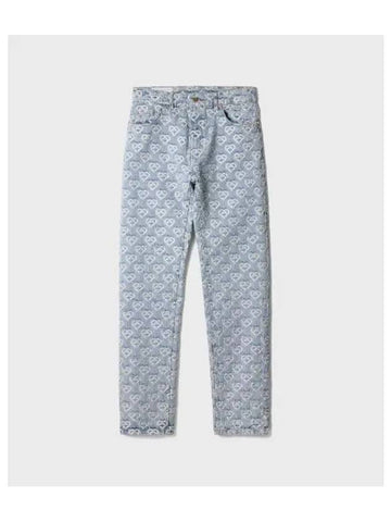 Women s denim heart jacquard washed - CASABLANCA - BALAAN 1