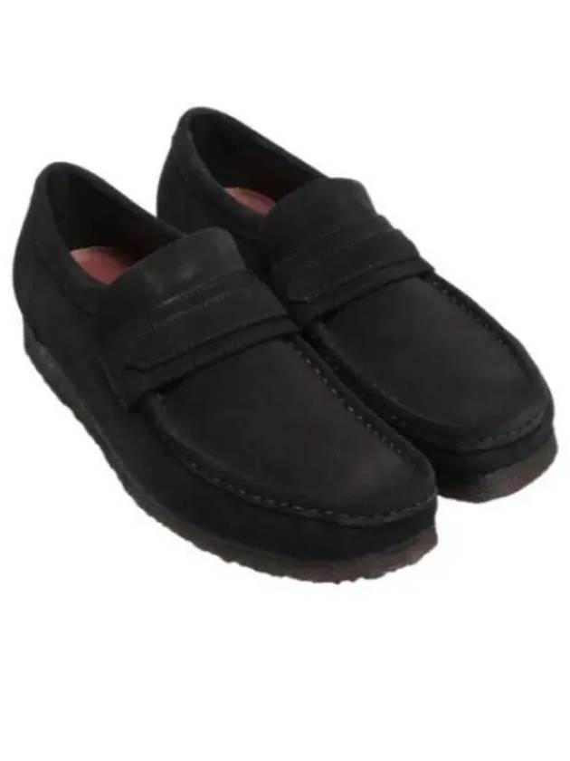 Wallabee Suede Loafers Black - CLARKS - BALAAN 2