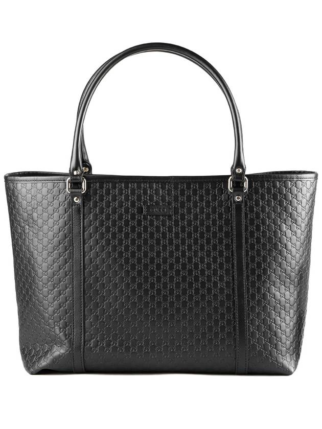 Microguccissima GG Leather Tote Bag Black - GUCCI - BALAAN 2