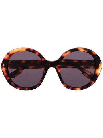 Eyewear Round Frame Sunglasses Brown - GUCCI - BALAAN 1