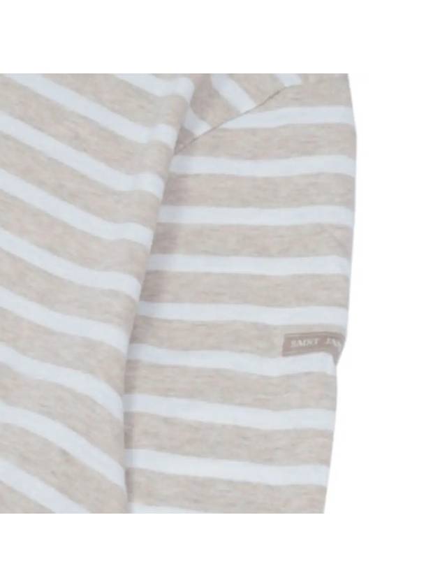 Minquiers Modern Stripe Long Sleeve T-Shirt Natural Neige - SAINT JAMES - BALAAN 3