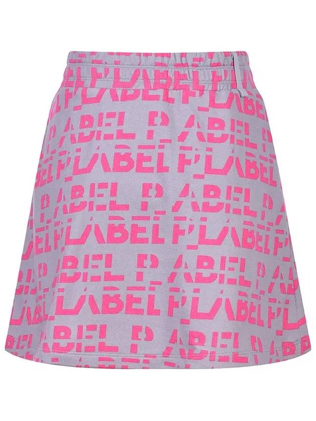 Logo Mini Skirt MW3AS148 - P_LABEL - BALAAN 5