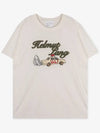 Men's Taxi Logo Short Sleeve T-Shirt White - HELMUT LANG - BALAAN 3