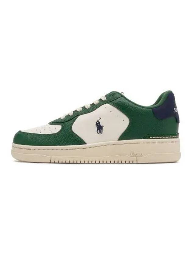 30 points paid Masters Court Leather Sneakers Green - POLO RALPH LAUREN - BALAAN 1