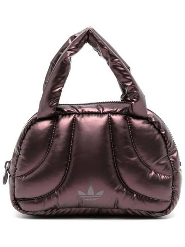 Trefoil Logo Padded Tote Bag Burgundy - ADIDAS - BALAAN 1