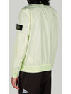 Garment Dyed Crinkle Reps Nylon Zip-up Jacket Lime - STONE ISLAND - BALAAN 5