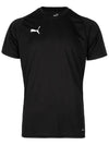 Liga Core Jersey Short Sleeve T-Shirt Black - PUMA - BALAAN 1