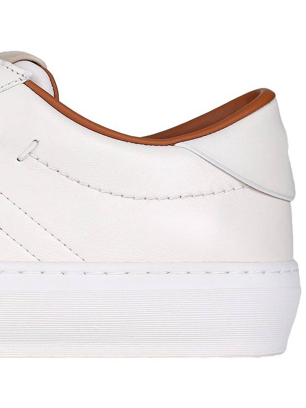 Leather Low Top Sneakers White - MONCLER - BALAAN 7