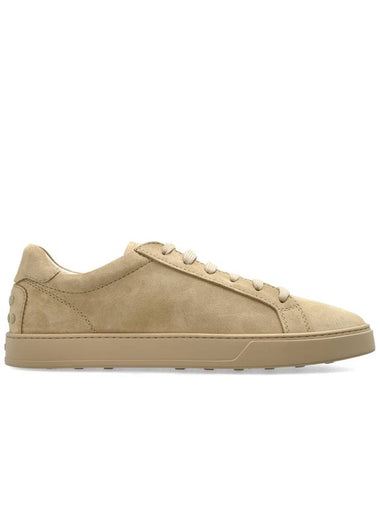 Tod’s Suede Sneakers, Men's, Beige - TOD'S - BALAAN 1